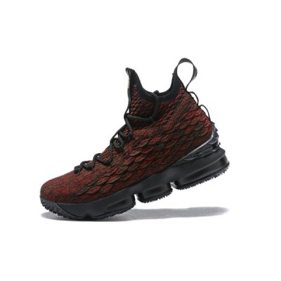 Nike Erkek Lebron 15 Siyah / Renkli Basketbol Ayakkabısı Türkiye - U26OMFT0